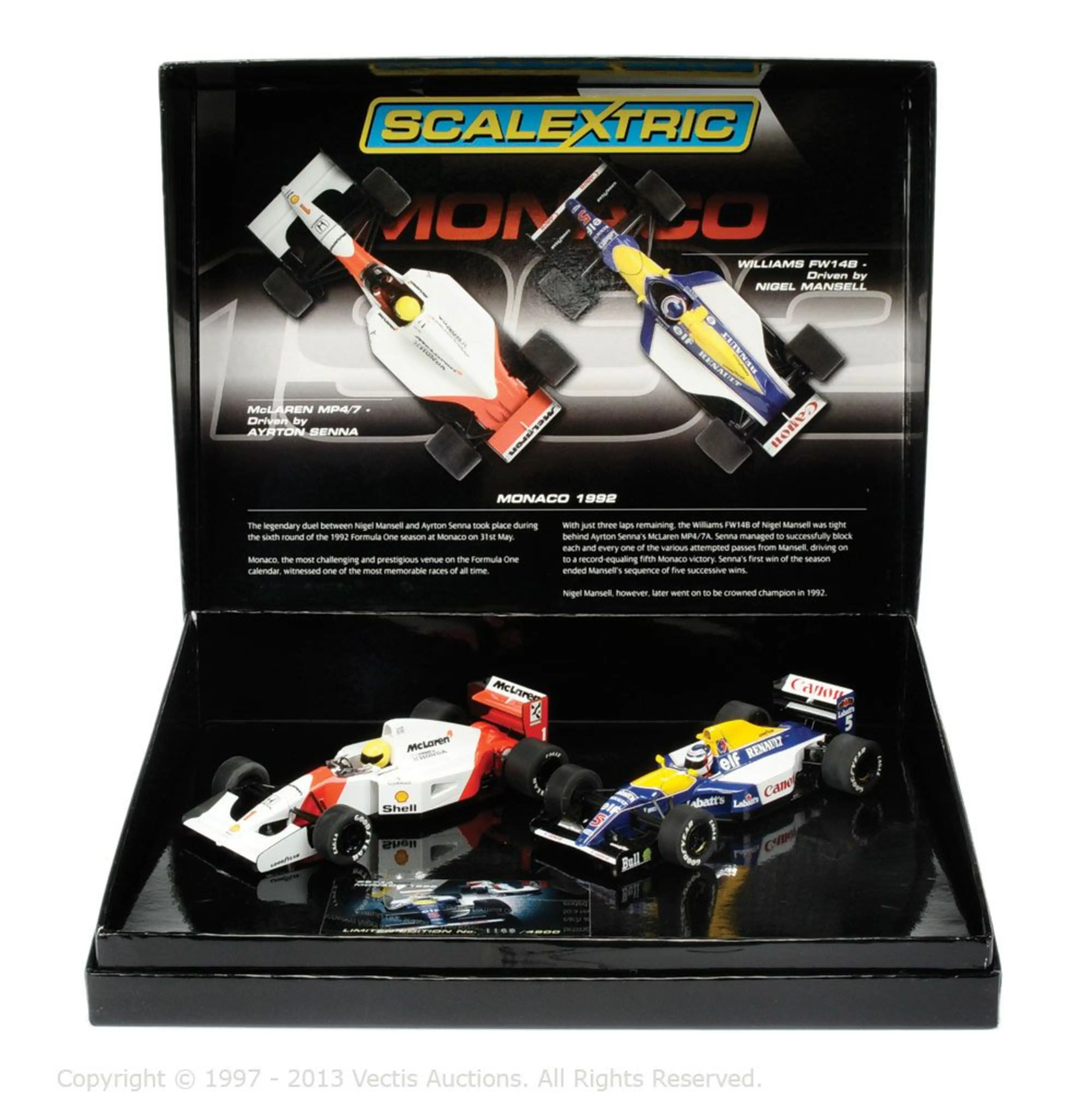 Vectis Auctions | Scalextric Monaco 1992 2-car Set