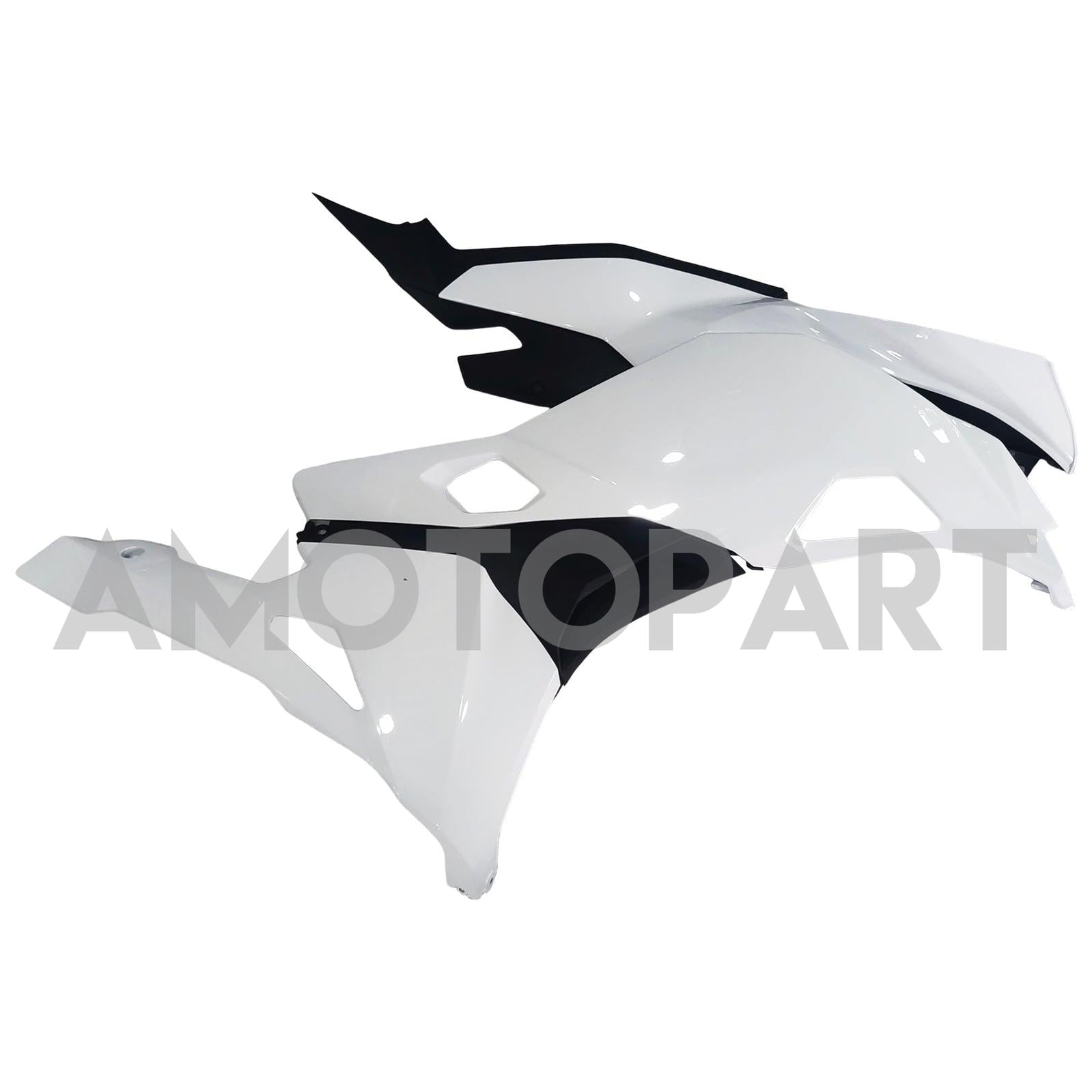 Amotopart 2019-2025 Kawasaki Ninja ZX25R ZX4R ZX4RR Pearl White Fairin