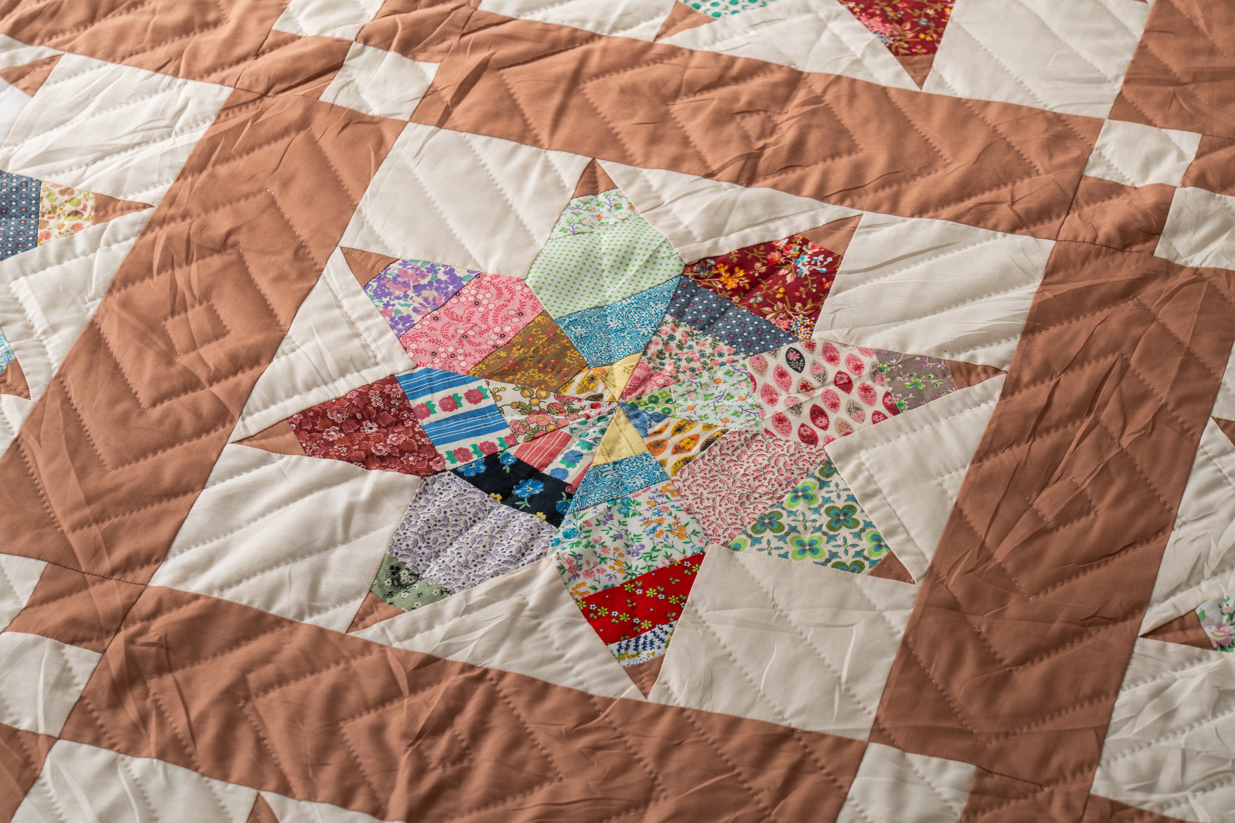 U.S.ヴィンテージ-アメリカンキルト・パッチワークキルト