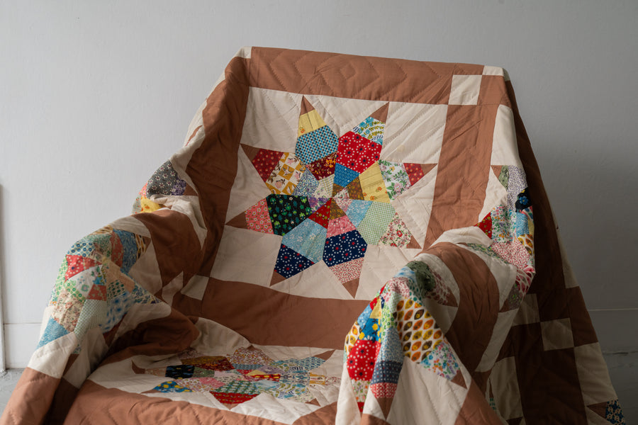 U.S.ヴィンテージ-アメリカンキルト・パッチワークキルト