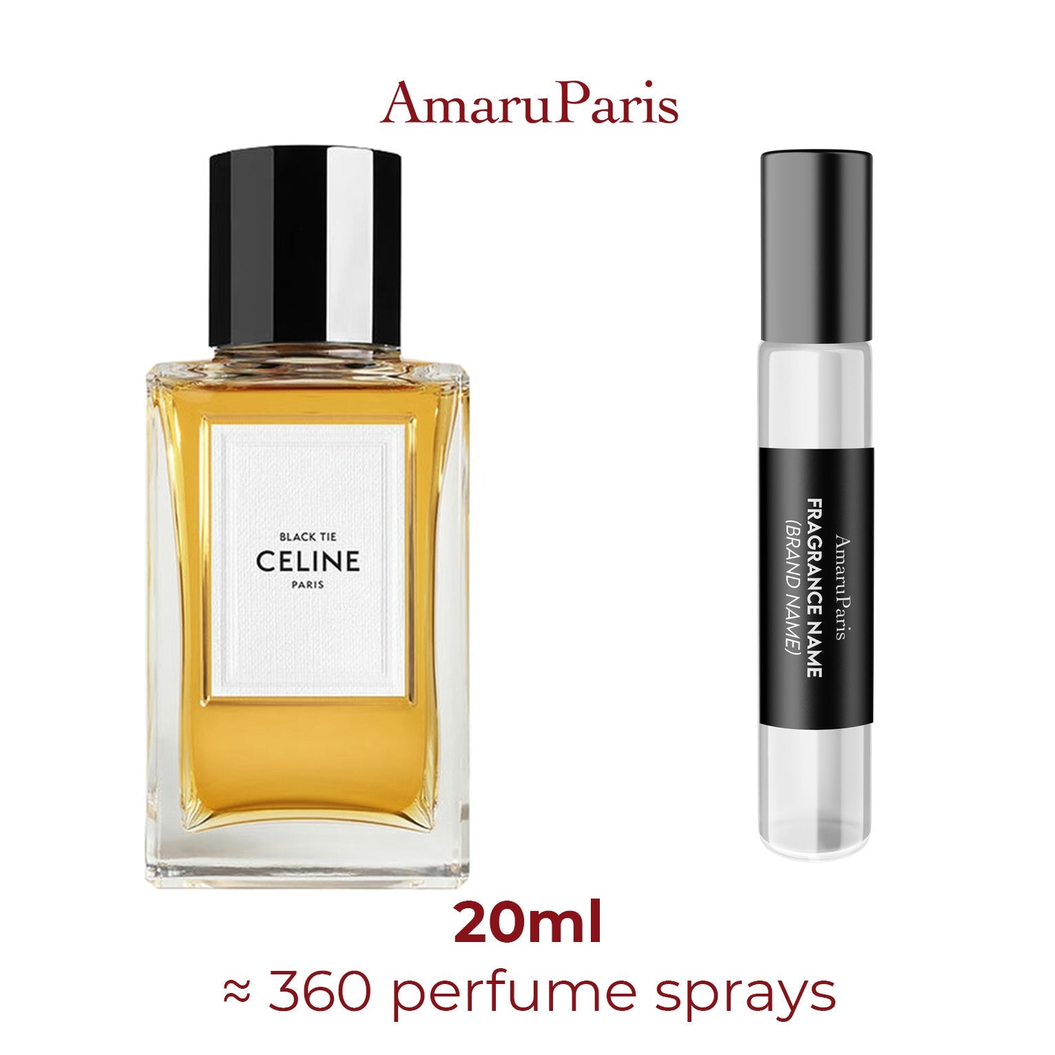 Black Tie Celine - Miniature Perfume Amaru Paris