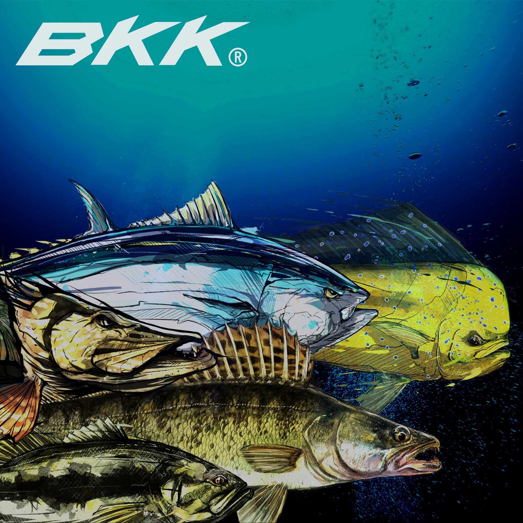 GTレックス トレブルフック BKK GT-REX TREBLE HOOK – AMBERJACK
