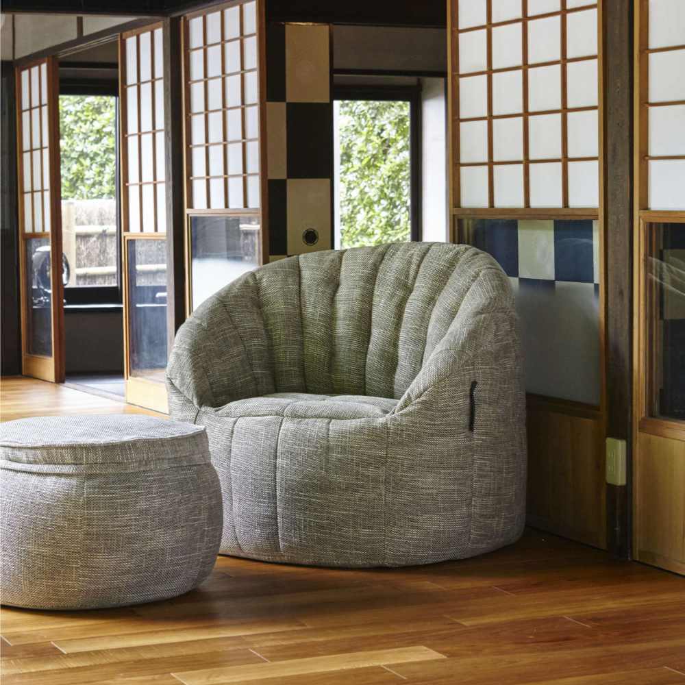 ウィングオットマン - 足掛けからひとり掛けチェアまで自由自在に