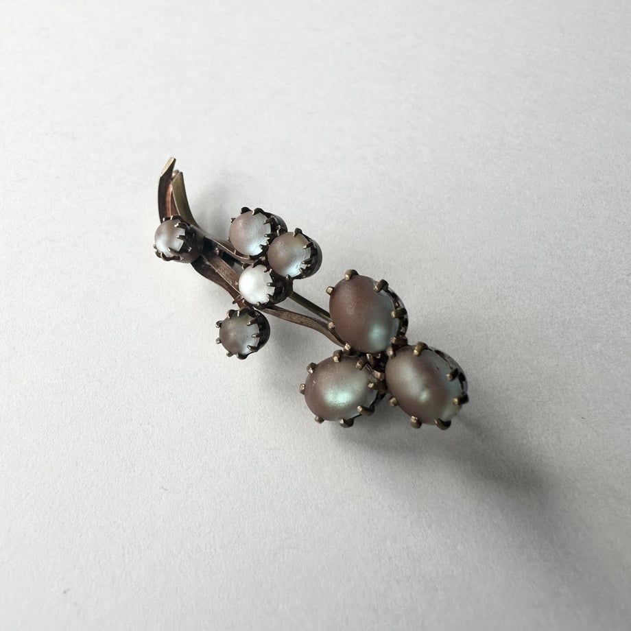 アンティークサフィレット フラワー ブローチアンティークアクセサリー