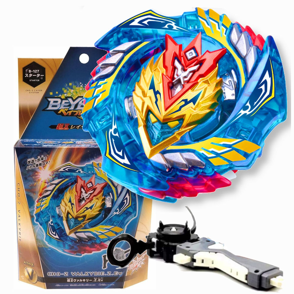 Beyblade Z Achilles vs cho-z Valkyrie - top gyro em Promoção