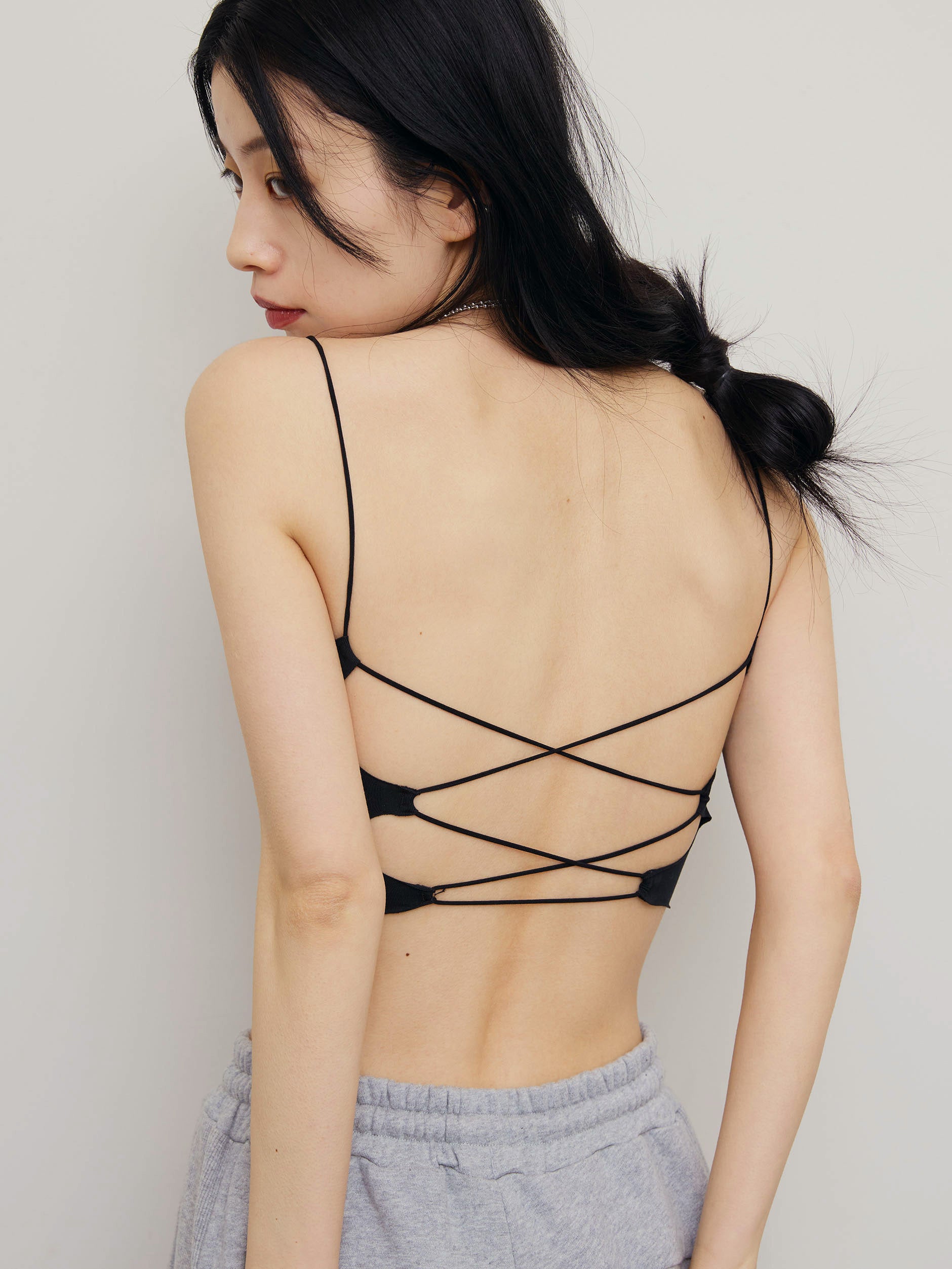 WAVE HEM BUSTIER TOP