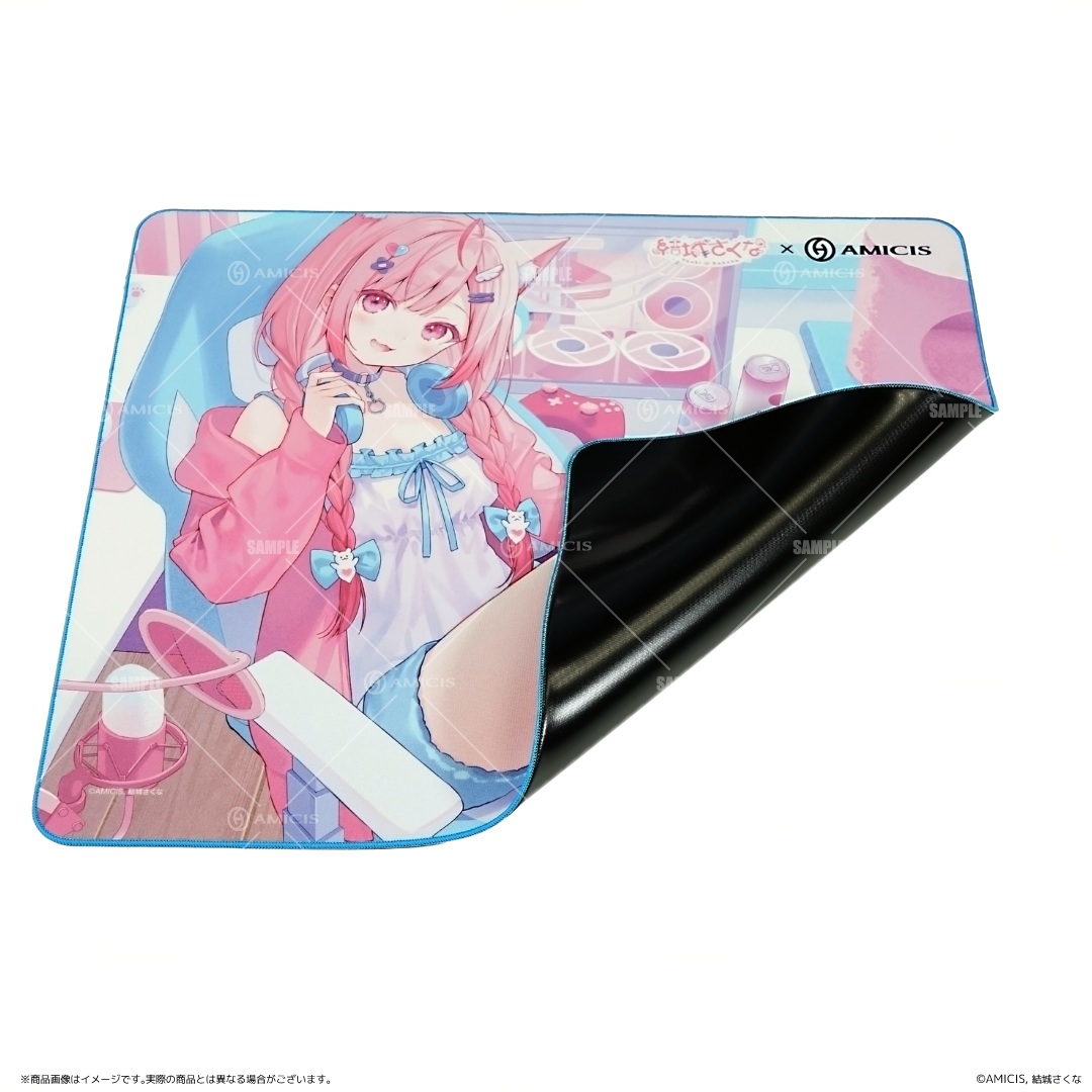 再販】結城さくな × AMICIS ゲーミングマウスパッド 仁 -JIN-