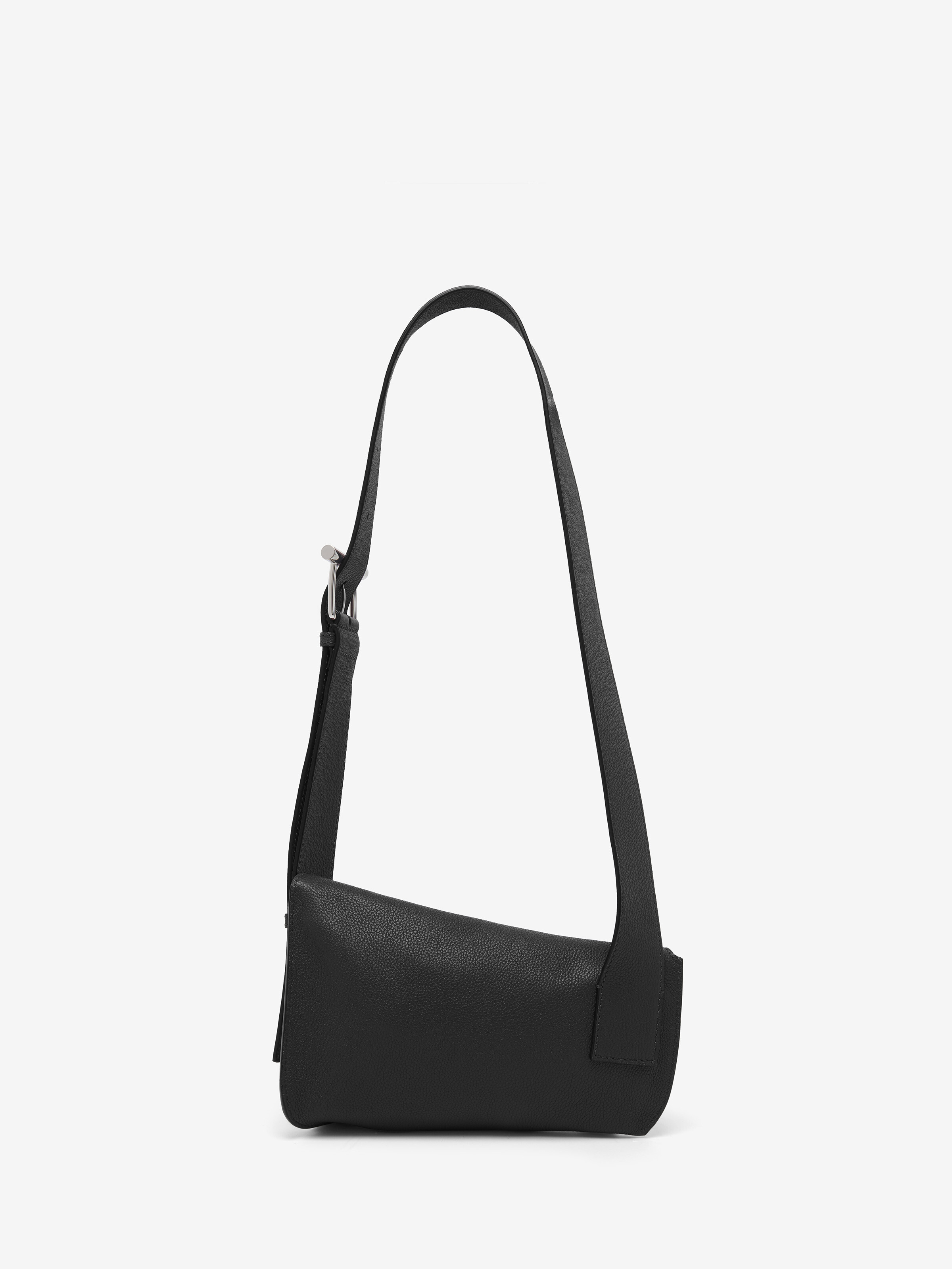 McQueen T-Bar Sling Bag in Black | McQueen US