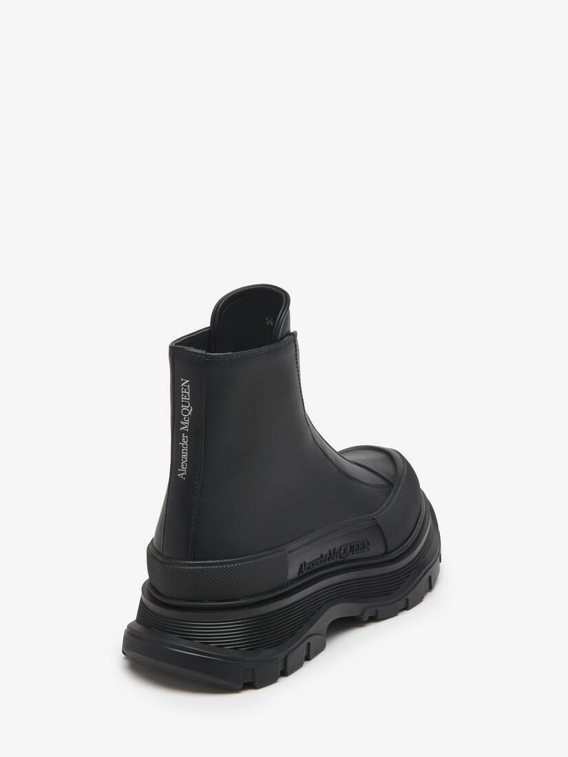 Women's Slick Zip Boot in Black | McQueen US