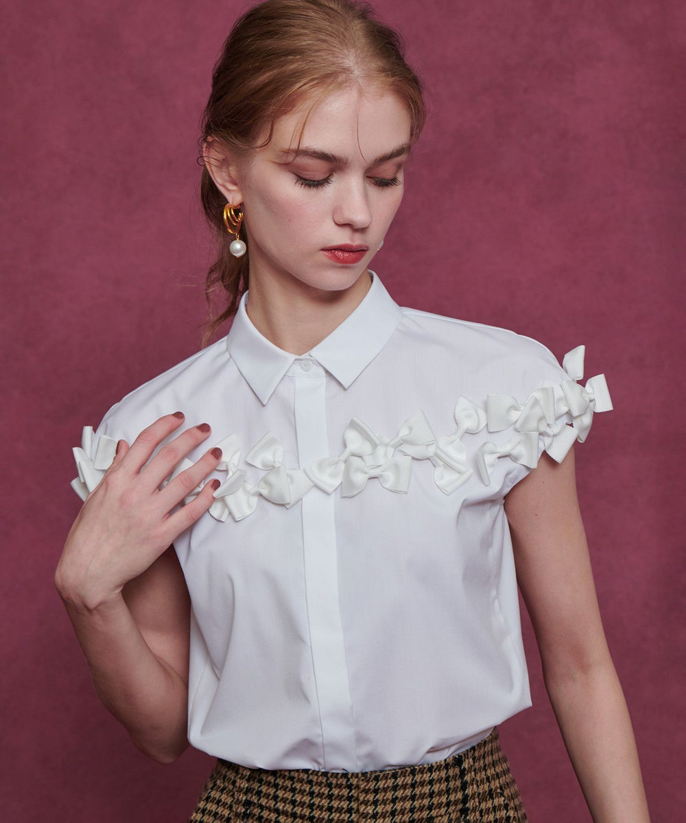 LOULOU WILLOUGHBY】メニーリボンシャツ|allureville OFFICIAL SITE