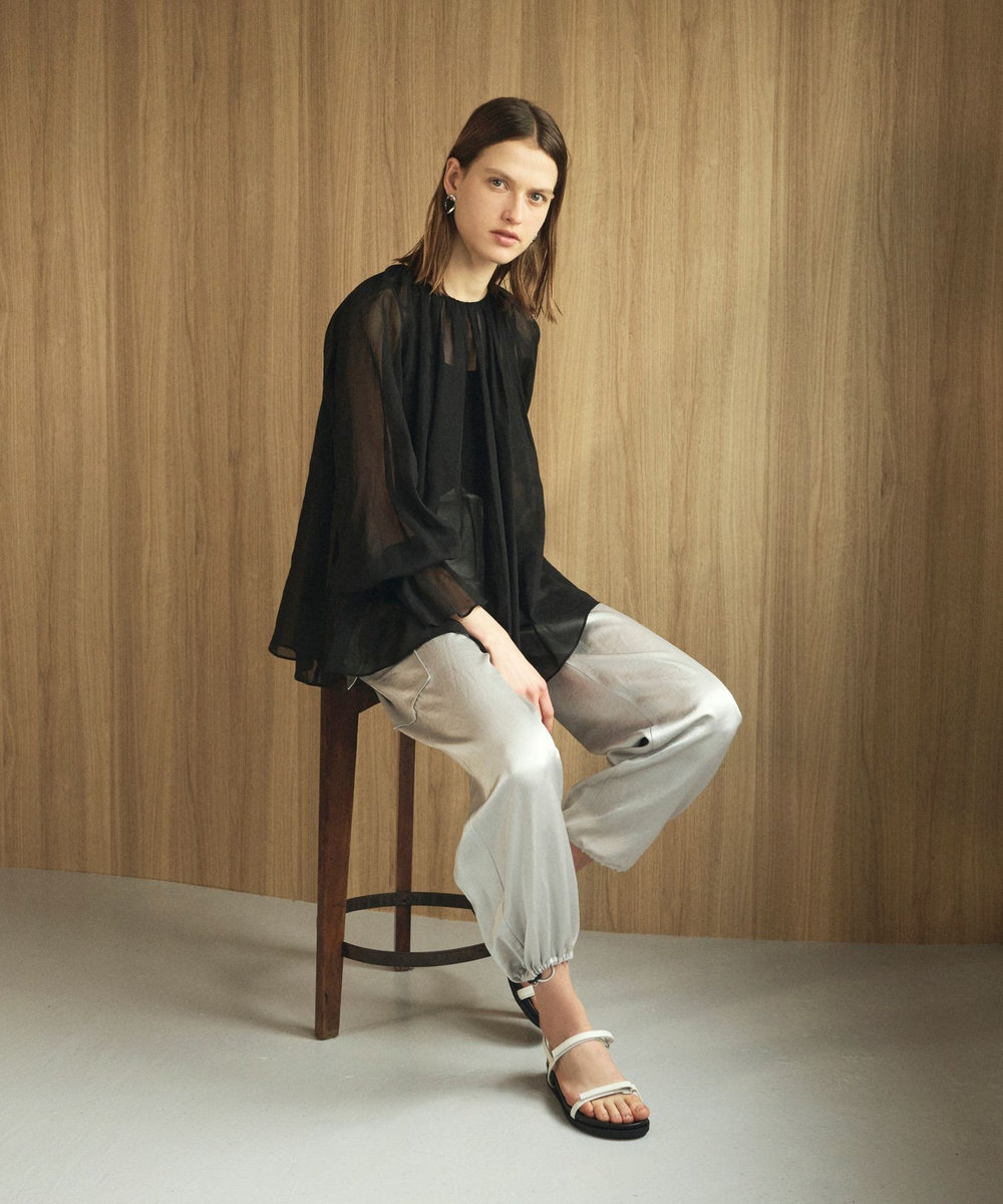 シアーオーガンギャザーブラウス|allureville OFFICIAL SITE / ONLINE