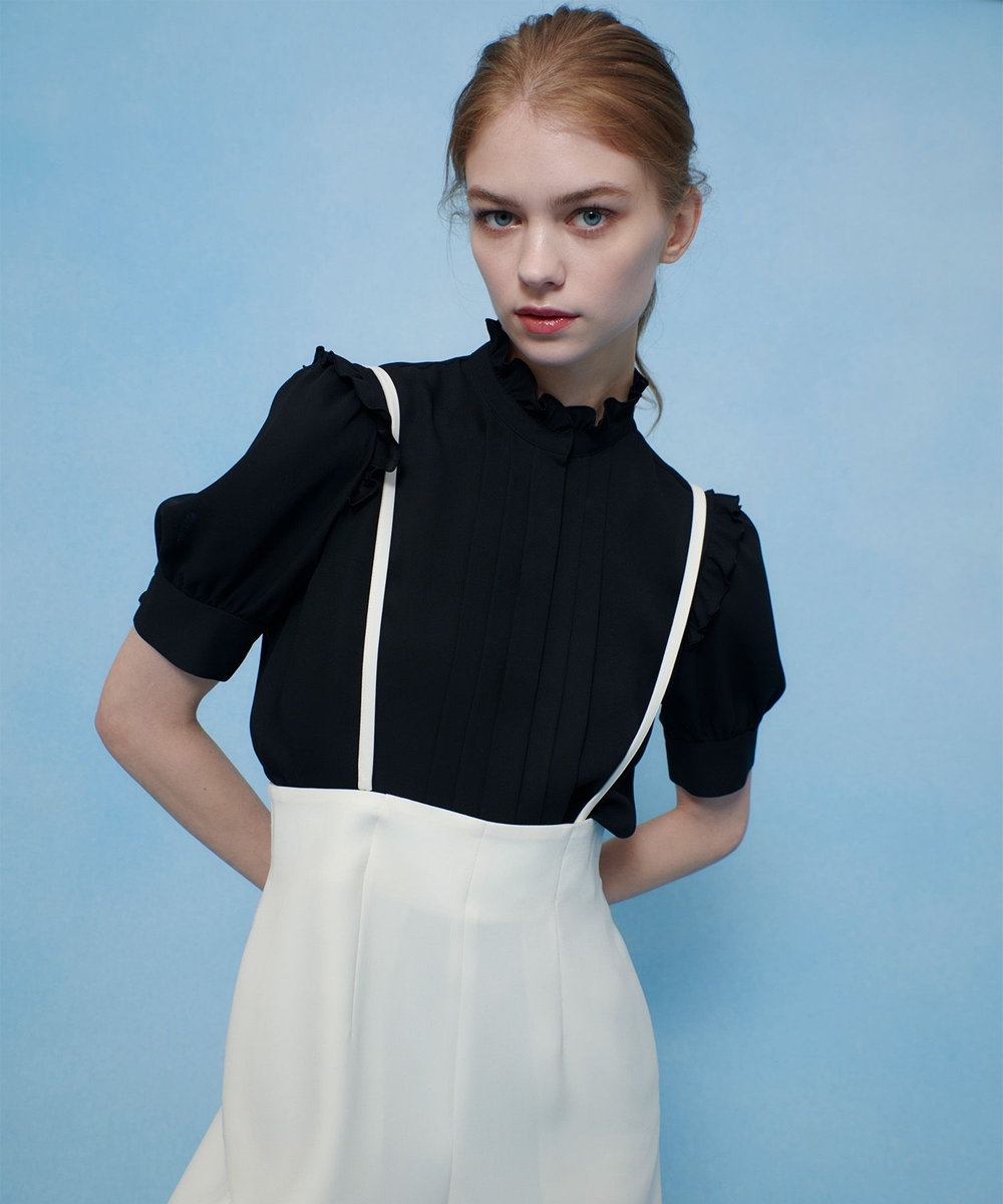 LOULOU WILLOUGHBY】アムンゼンプチフリルブラウス|allureville