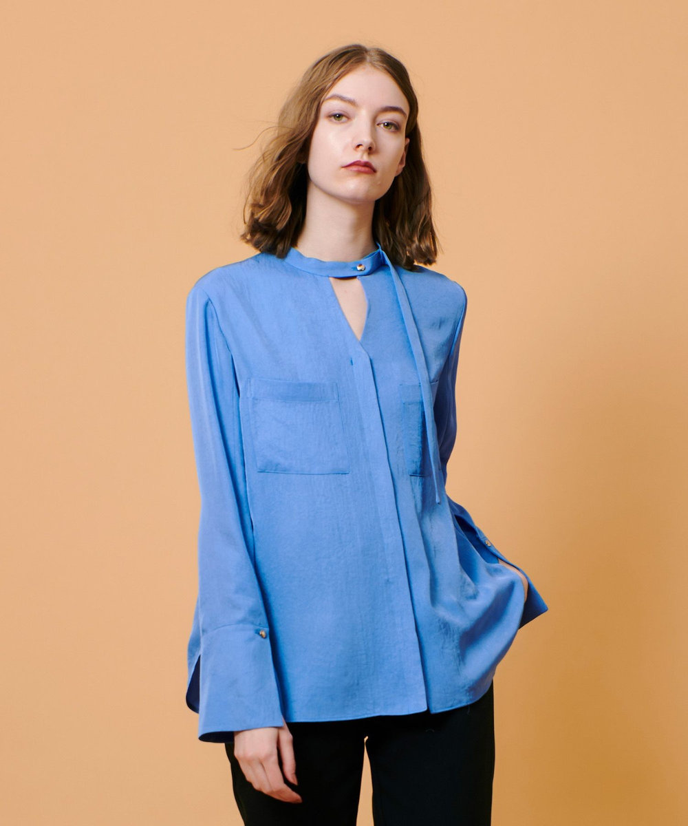 フリュイドオーバーラップブラウス|allureville OFFICIAL SITE