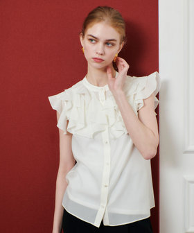 LOULOU WILLOUGHBY】ラッフルボリュームブラウス|allureville OFFICIAL