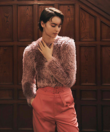 LOULOU WILLOUGHBY】ワイルドシャギーボレロ|allureville OFFICIAL