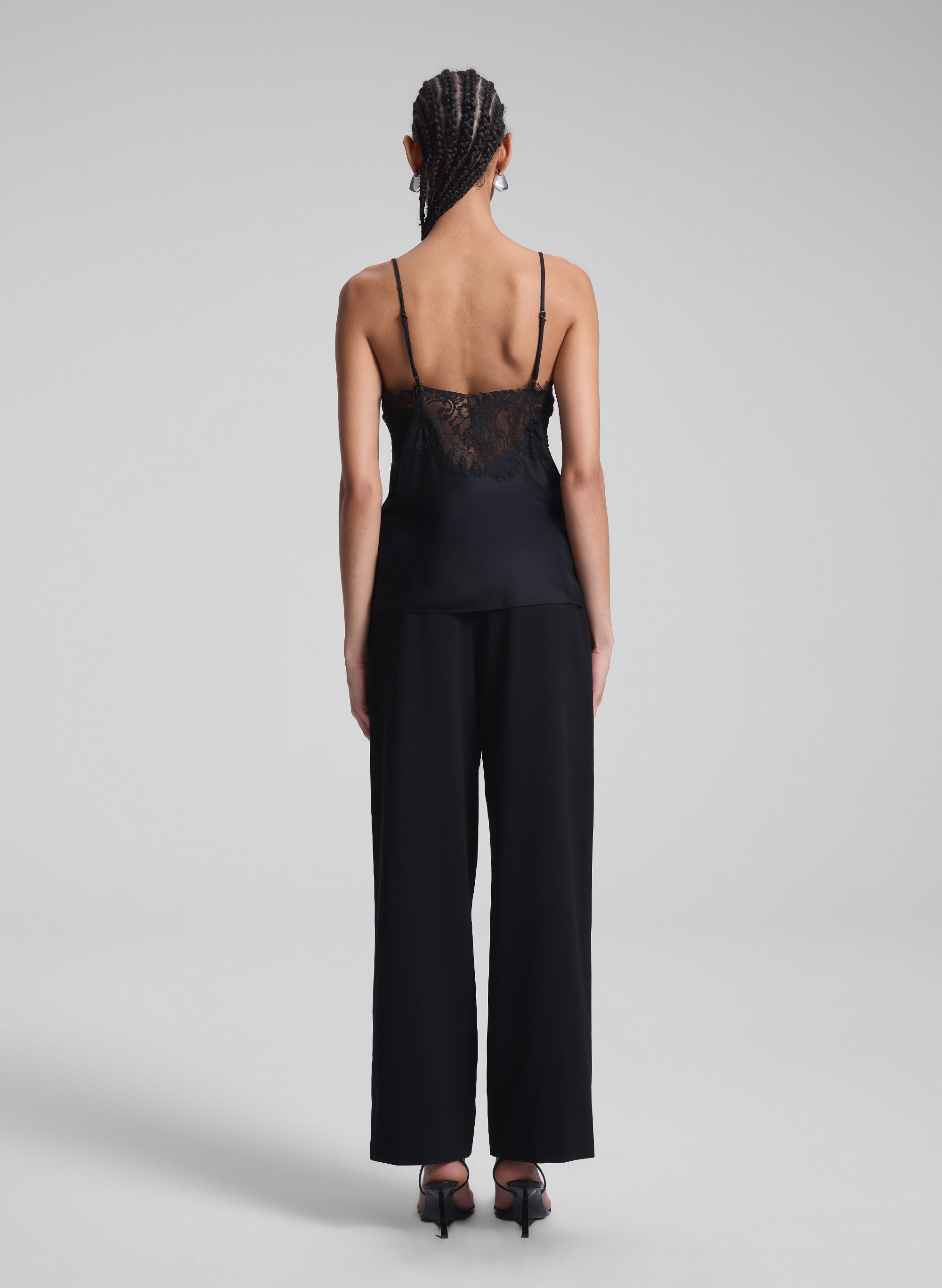 A.L.C. Lennon Satin and Lace Camisole Top | ALCltd.com