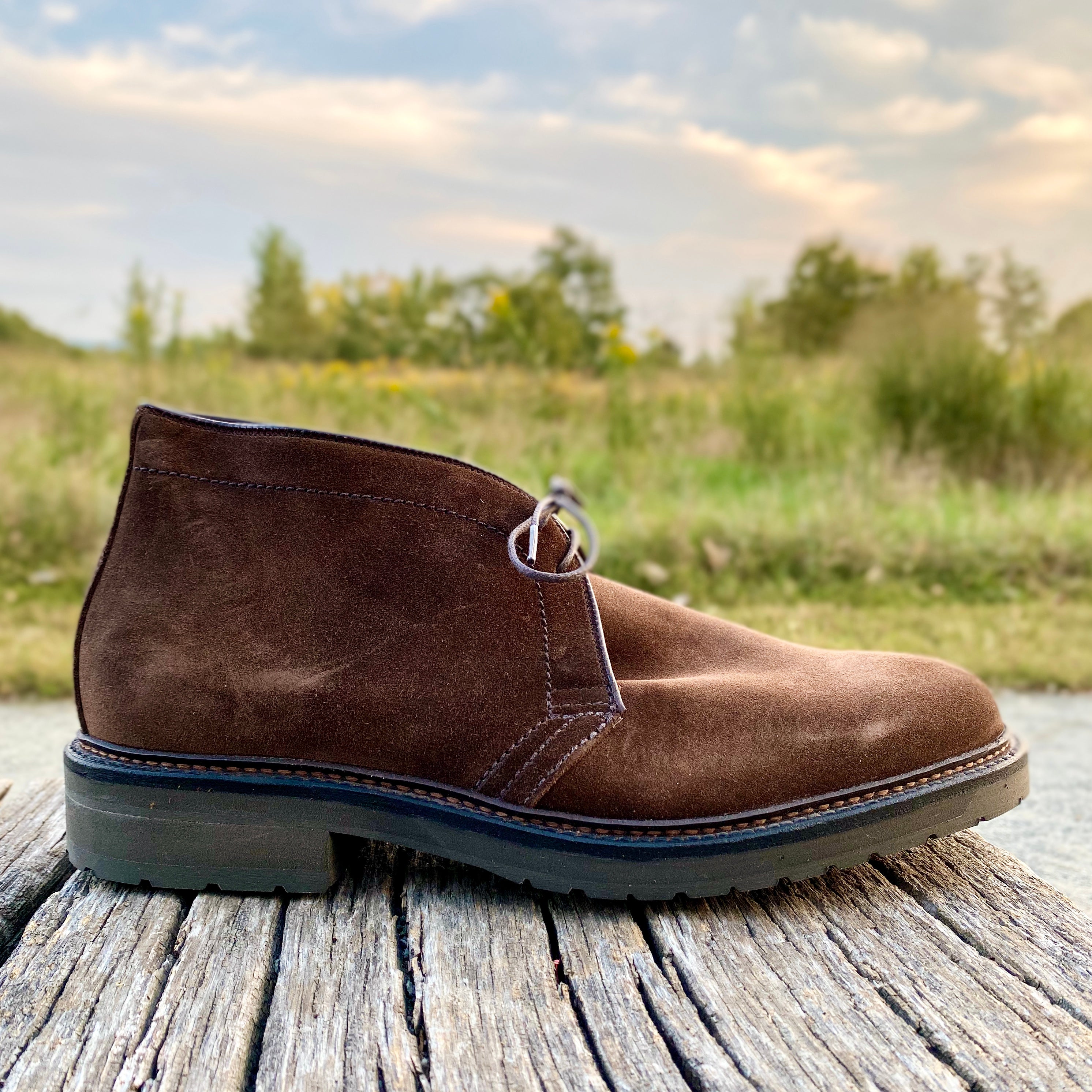 1273S - Chukka Boot in Brown Suede – ALDEN SHOES
