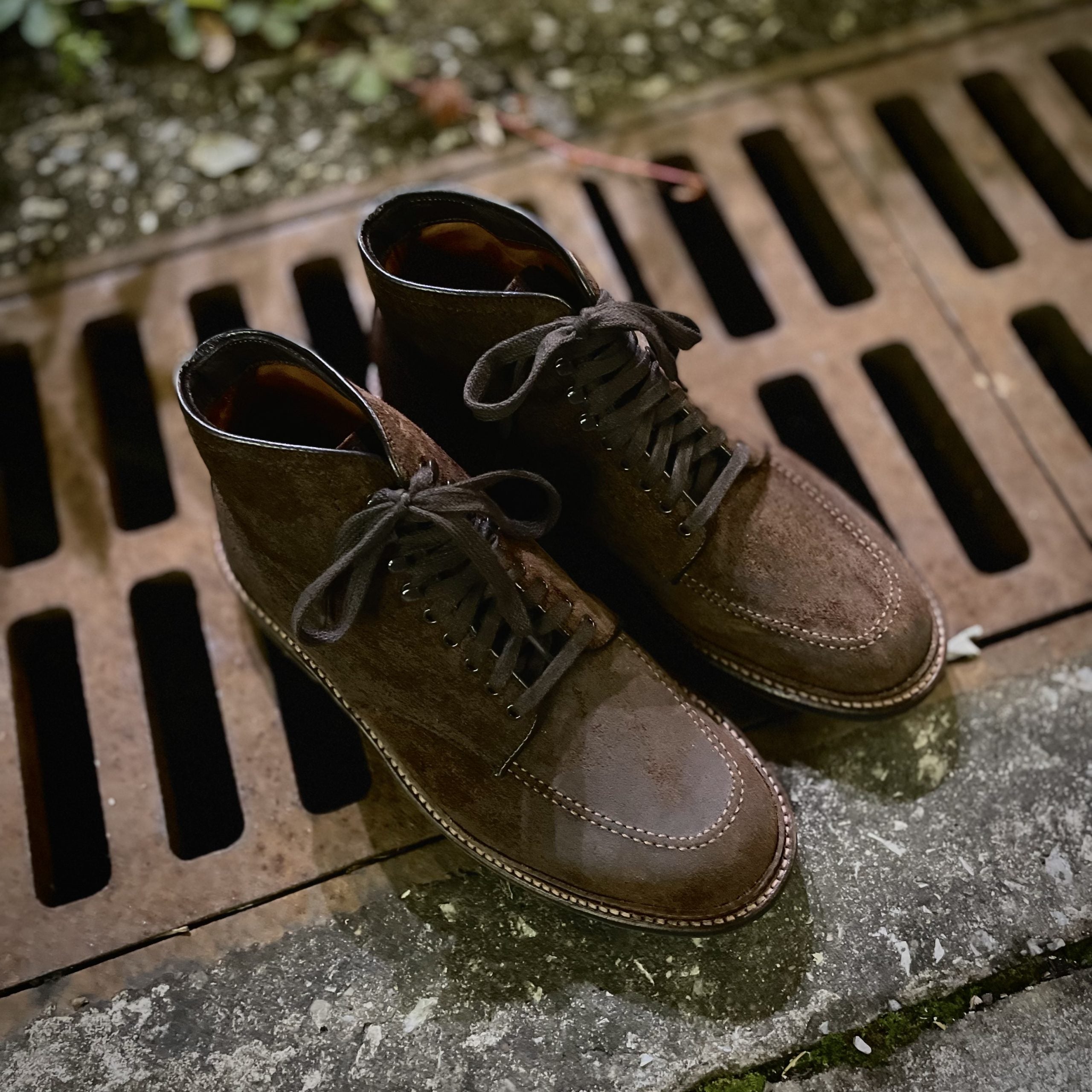 4015HC - Indy Boot in Tobacco Reverse Chamois – ALDEN SHOES