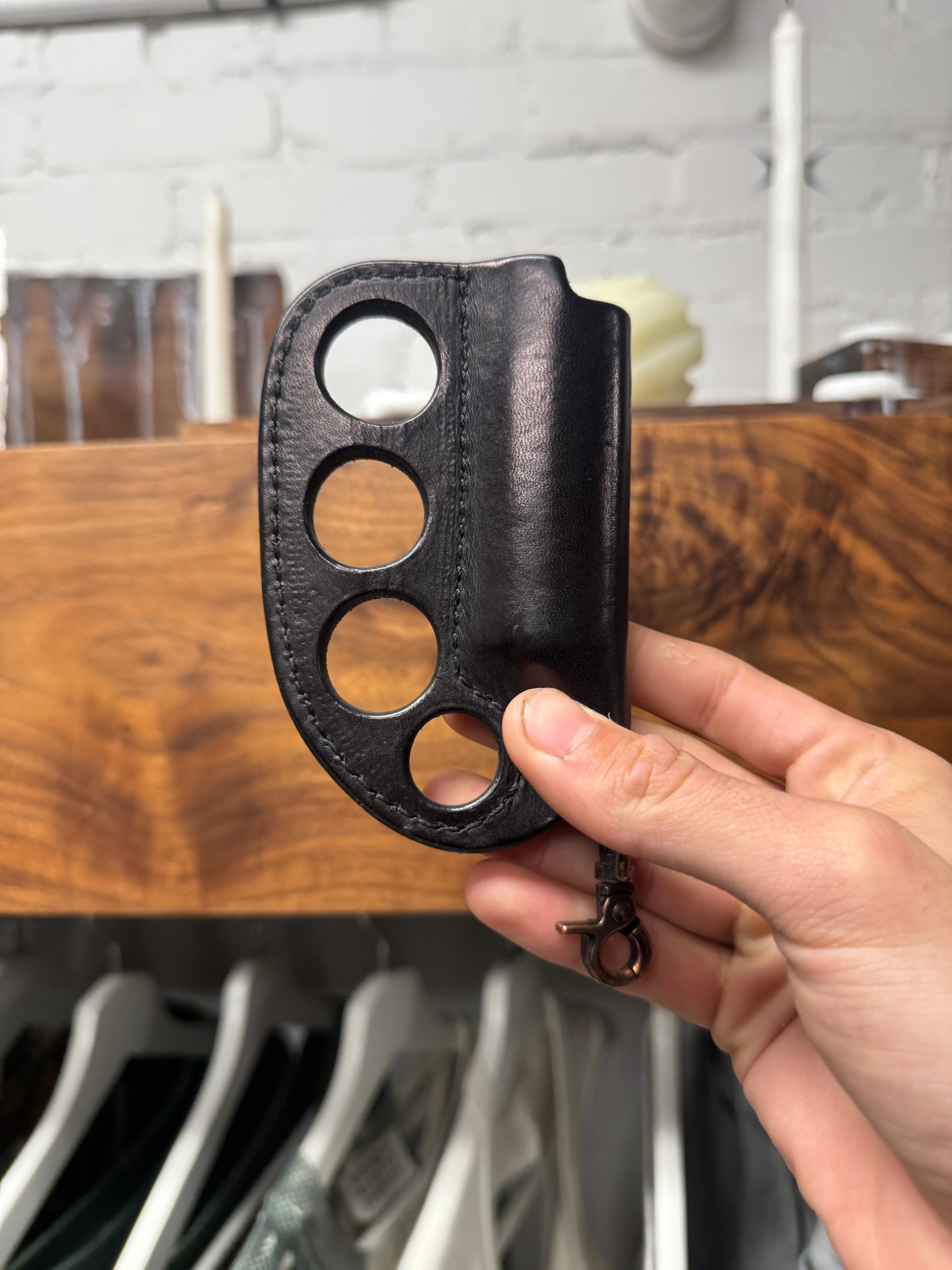 Blackmeans 'Knuckle Duster' Leather Lighter Case – Alex Maxamenko