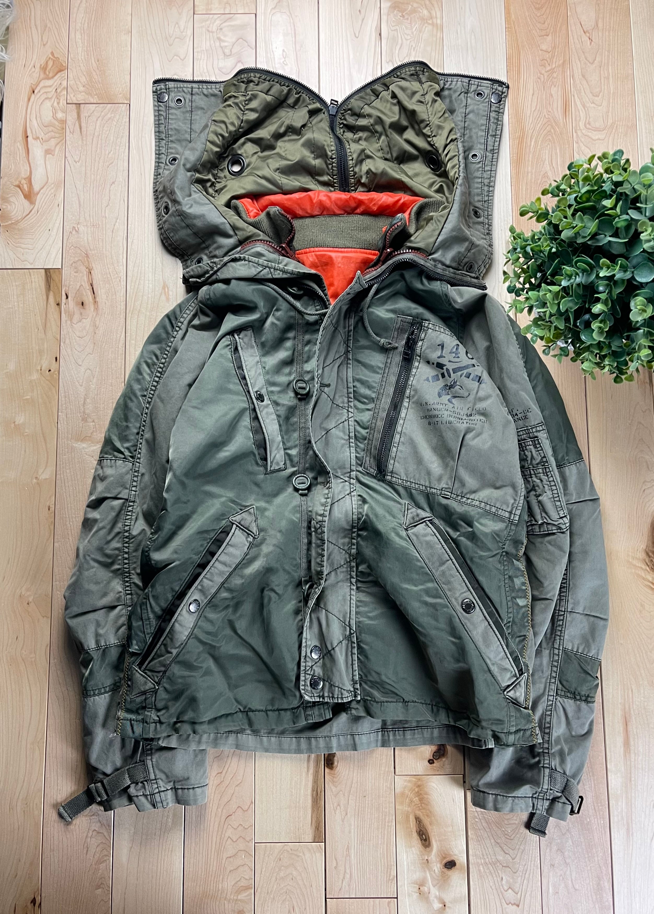 Avirex Reconstructed Split Hood Military Jacket – Alex Maxamenko