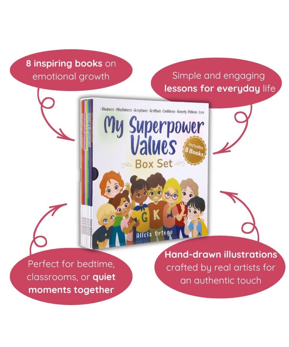 My Superpower Values Box Set (8 books) - Alicia Ortego