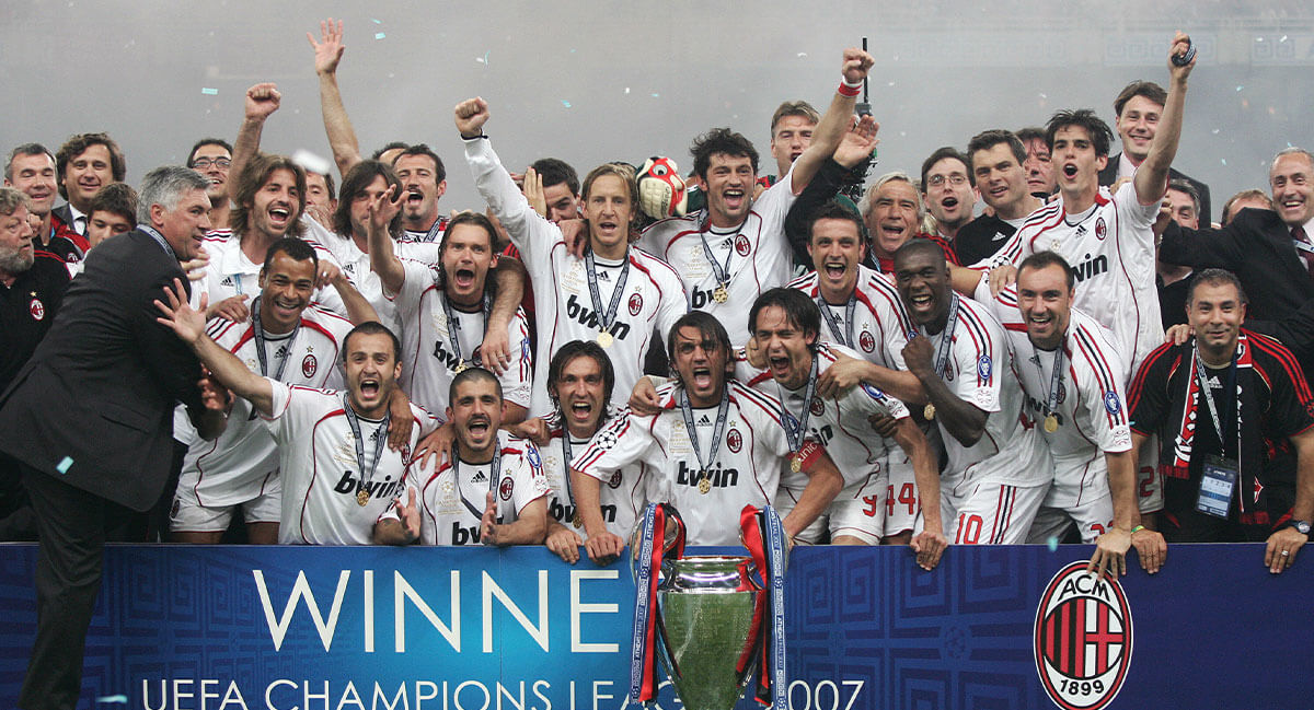 16年ぶりのベスト4進出となったACミラン。その16年前のCLを振り返る