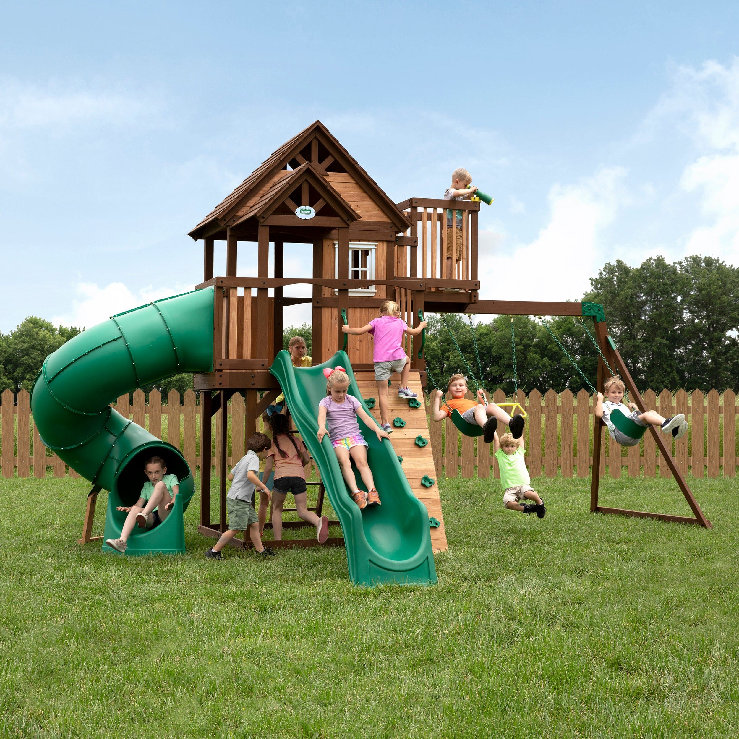 Skyfort III Swing Set | All About Play