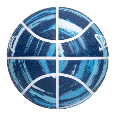 スポルディング バスケットボール 5号球【マーブル ネイビー ライト