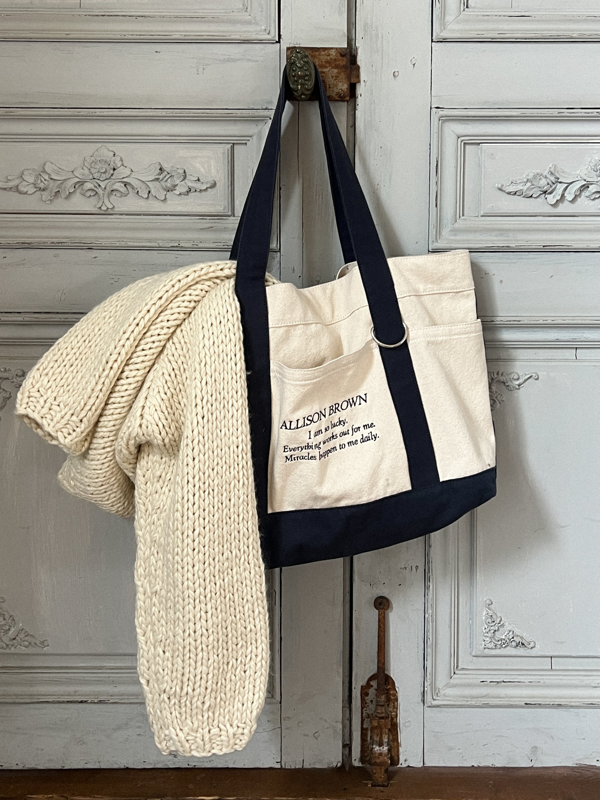ALLISON BROWN Message Tote Bag – ALLISON BROWN
