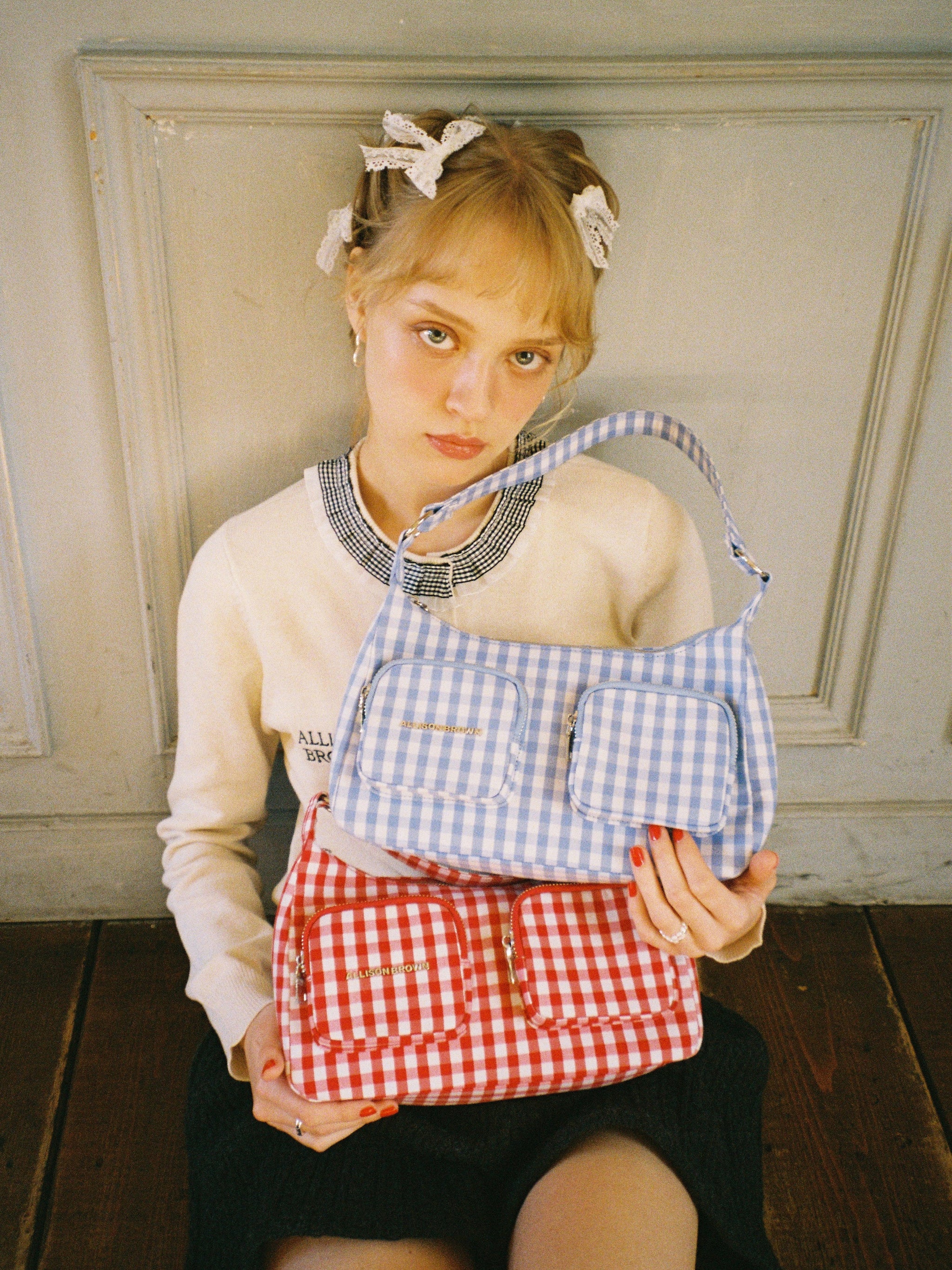 Everyday Ginghamcheck Shoulder Bag – ALLISON BROWN