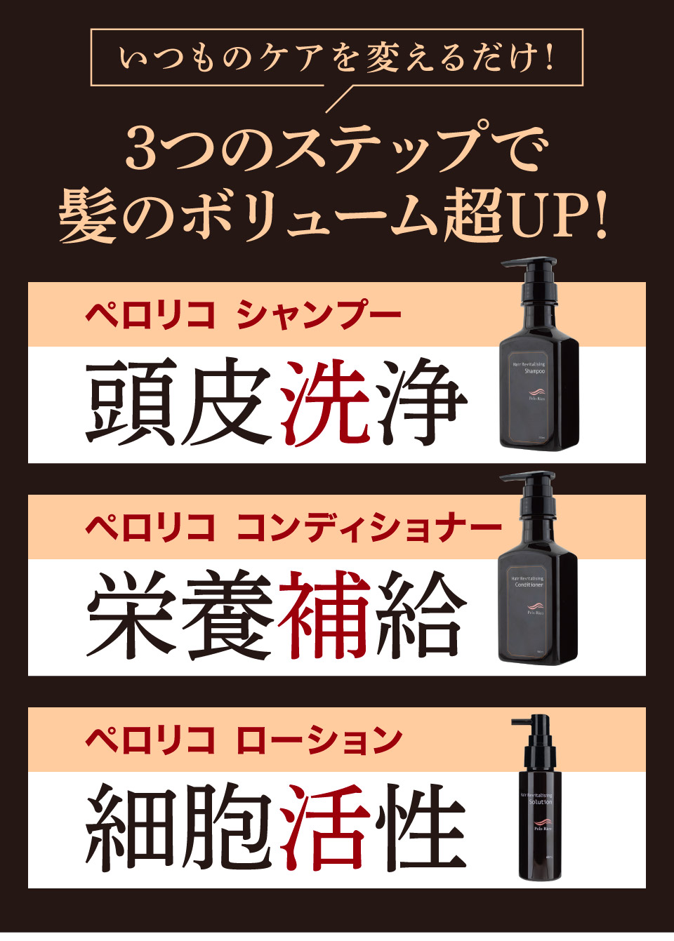 ペロリコ へアリヴァイタラスティング シャンプー ここでしか買えない