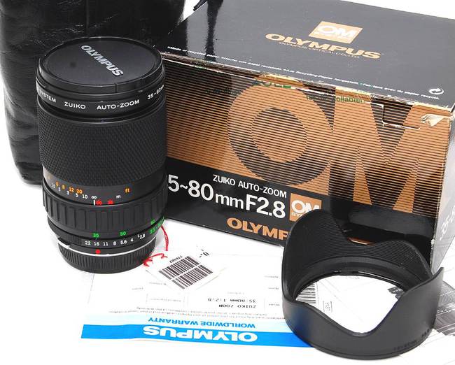 The Olympus Zuiko 35-80 mm f/ 2.8 ED Auto-Zoom Lens. Specs. MTF