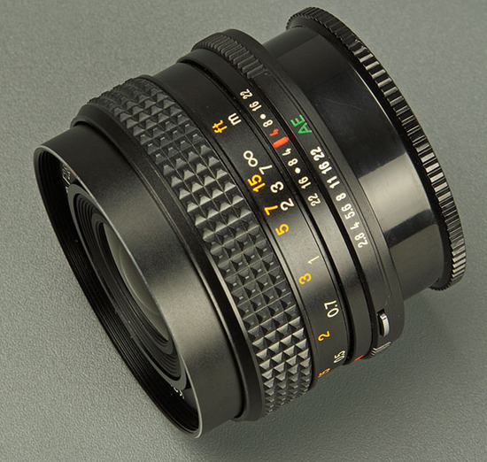 The Konica Hexanon AR 35 mm f/ 2.8 Lens. Specs. MTF Charts. User