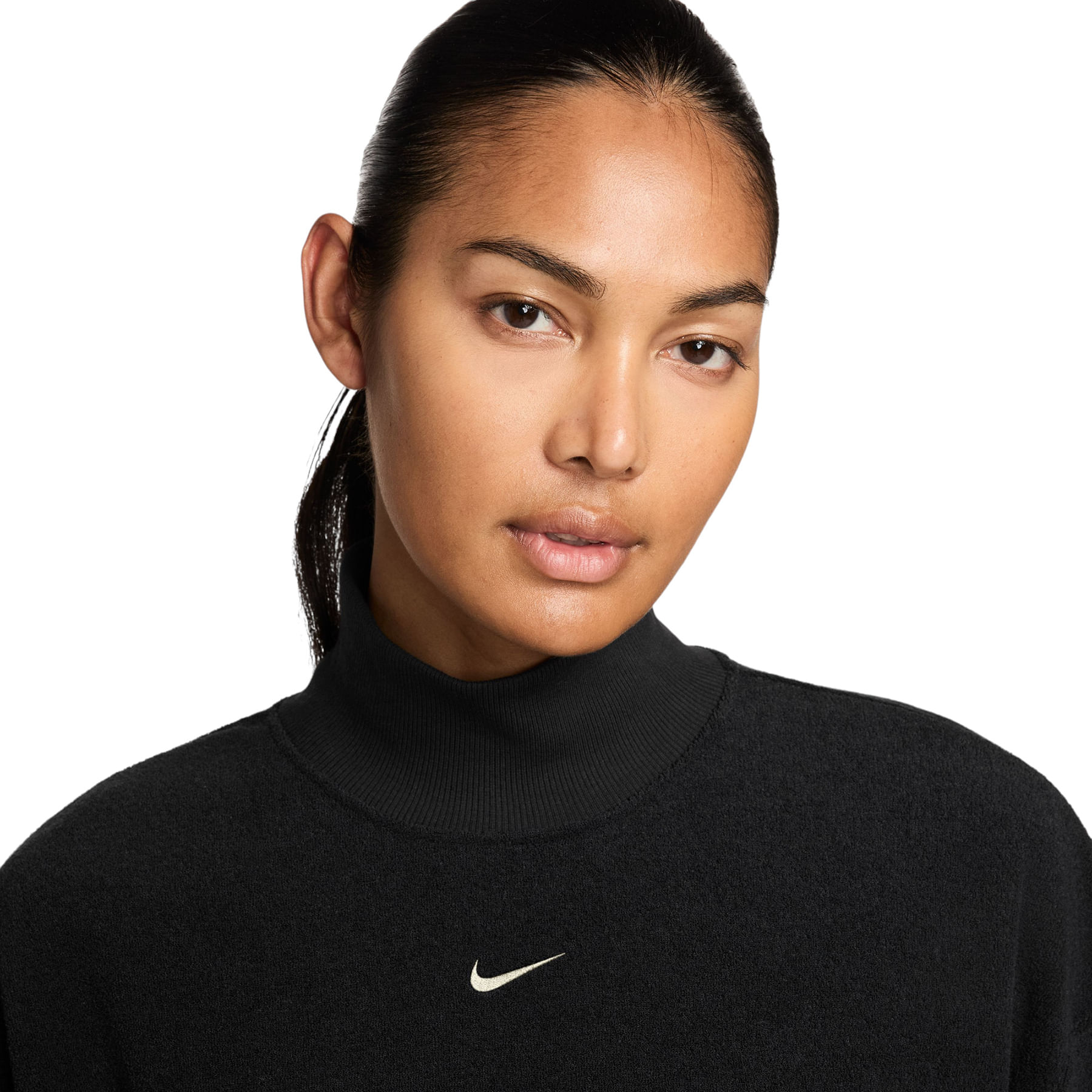 Nike Sportswear Phoenix Plush Long-Sleeve Mock-Neck Top - Women's