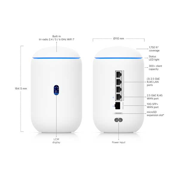 Ubiquiti Networks Dream Router 7 (UDR7-US)