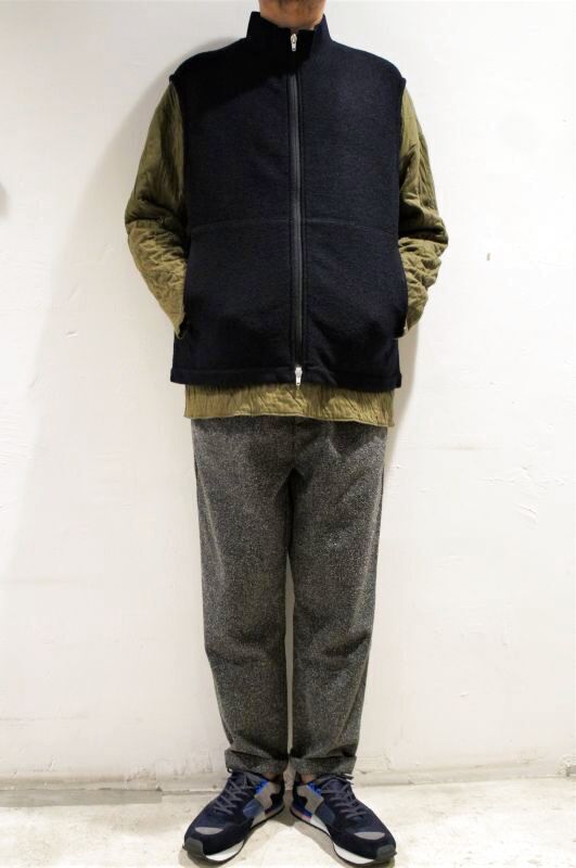 STILL BY HAND（スティルバイハンド） ウールパイルジップベストの通販