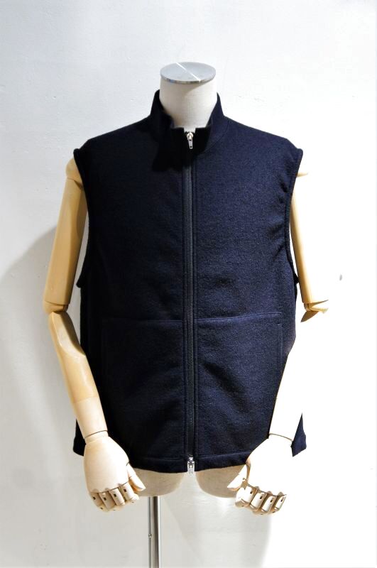 STILL BY HAND（スティルバイハンド） ウールパイルジップベストの通販