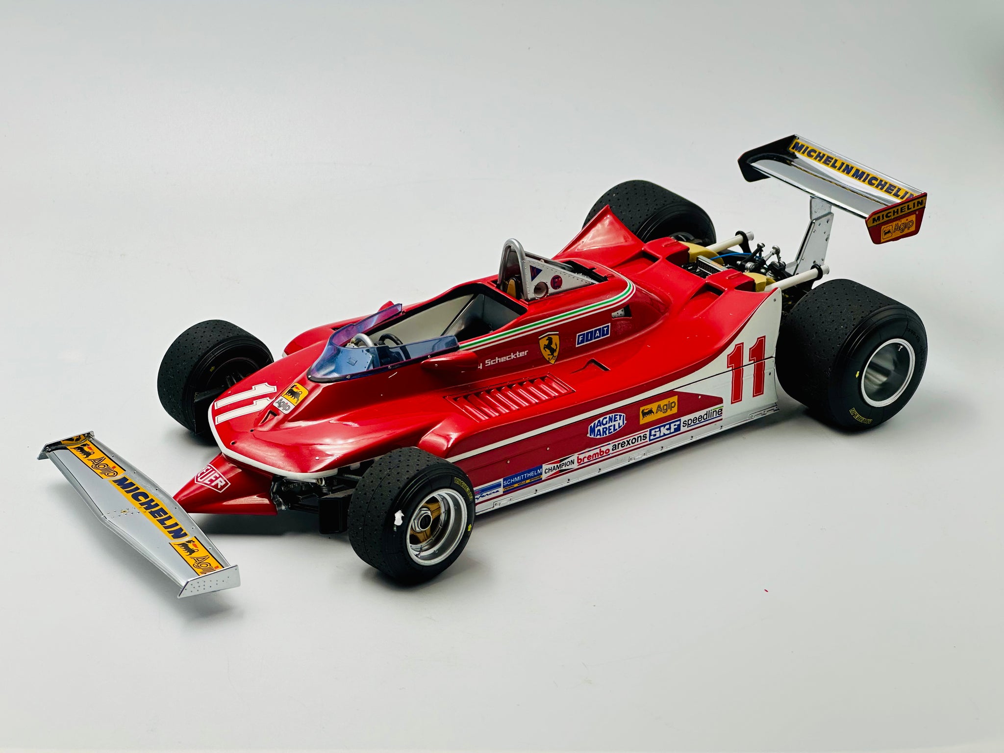 1:18 1979 Jody Scheckter -- World Champion -- #11 Ferrari 312T4 -- Exo