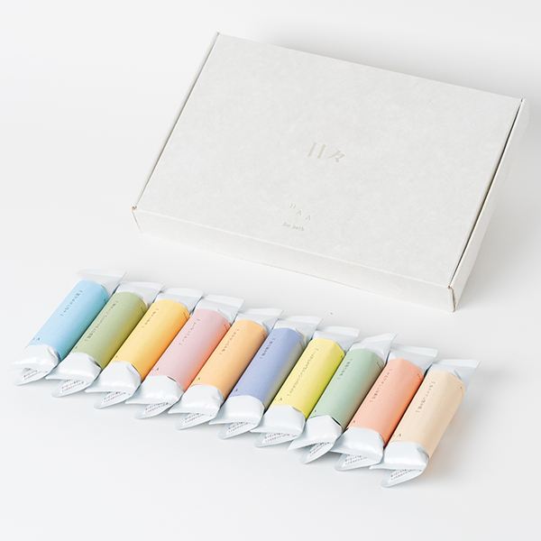 HAA for bath 日々 (10個入り) ギフトボックス / 入浴剤を贈るなら
