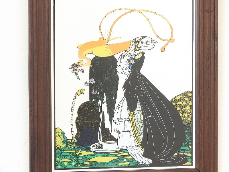 ビンテージミラー カイ・ニールセンの挿絵「十二人の踊る姫君」（6月29