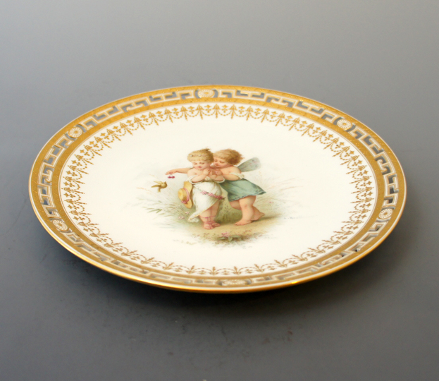 ミントン「天使文装飾絵皿」《アンティックかとう》