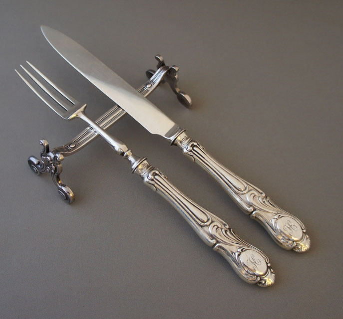 クリストフル「ナイフレスト箱入12本セット」《アンティックかとう》