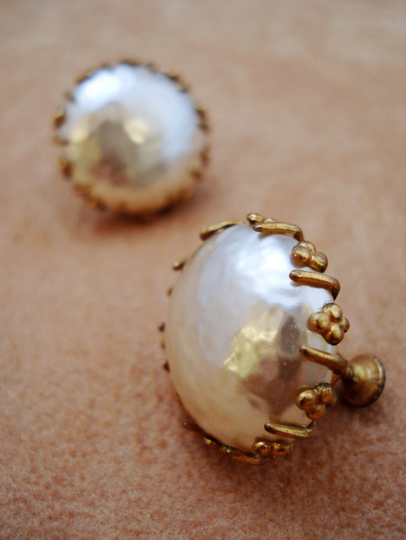 ミリアム・ハスケル「まる型イアリング（大）」《アンティックかとう》