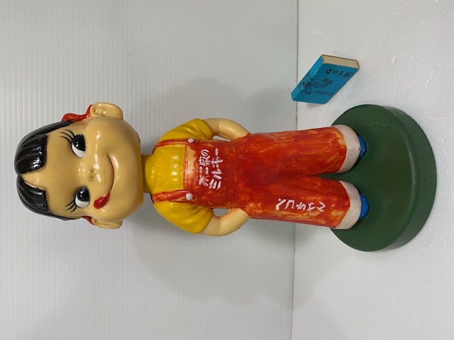 木台☆カウンター用☆店頭用☆不二家☆首ふり☆ハカマ☆ペコちゃん
