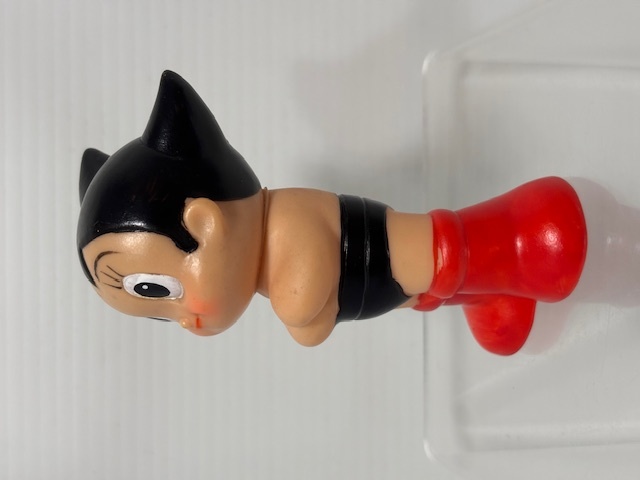 1964年☆浅草玩具☆鉄腕アトム☆昭和レトロ☆ソフビ人形 9．5cm