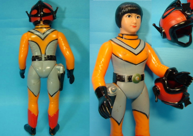 ウルトラマンエース TAC隊員（女性） ソフビ人形 S47年