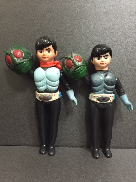 希少☆バンダイ 仮面ライダー2号 ソフビ人形 スタンダード 26