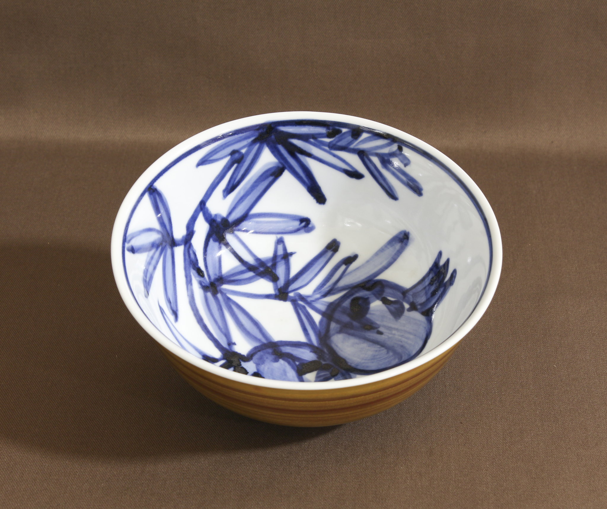 近藤悠三作 柘榴染付金はけ鉢 - 古好屋