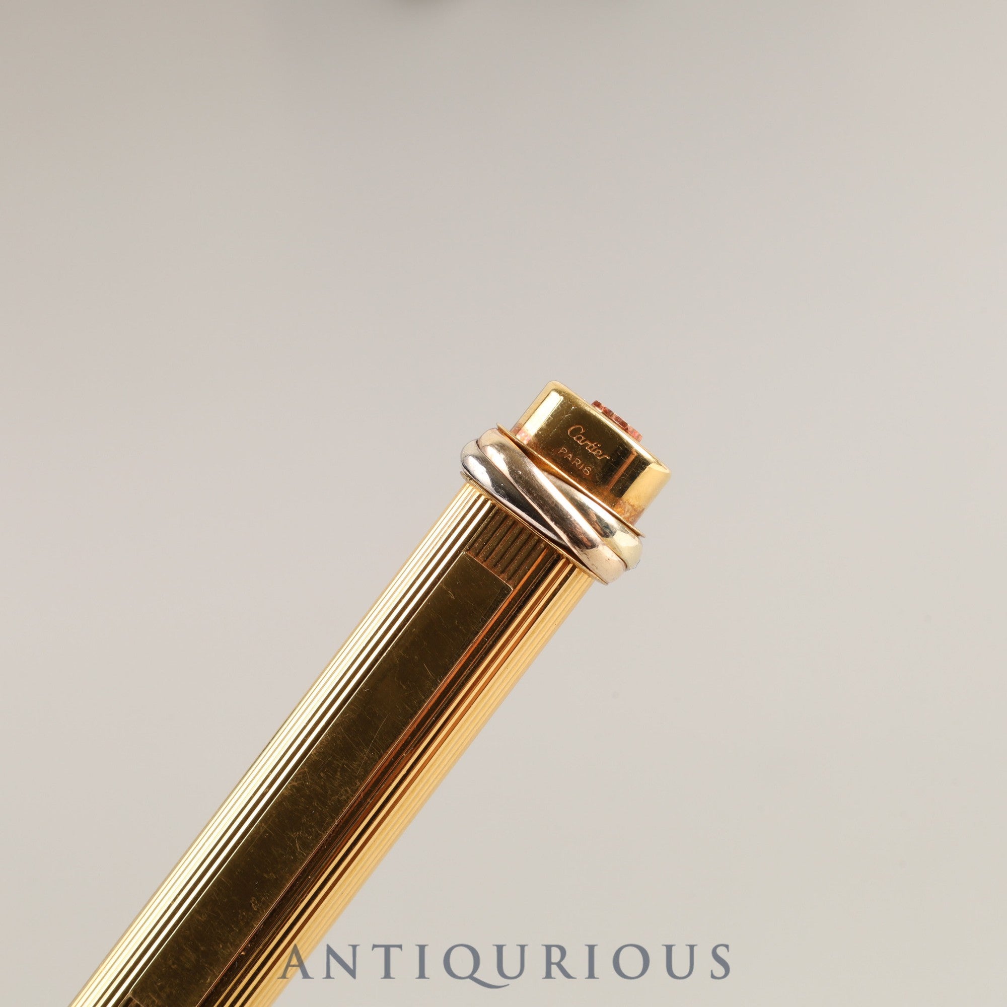 カルティエ トリニティ ボールペン GP キャップ式 カルティエにて未