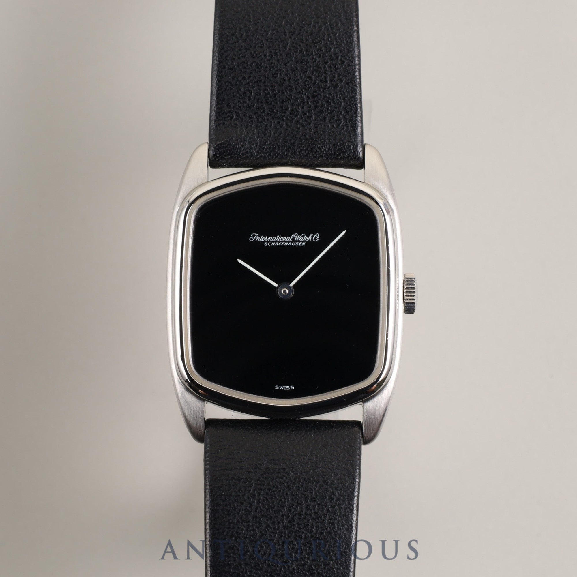 IWC ダヴィンチライン 手巻き SS 純正革ベルト 純正尾錠（SS）ブラック